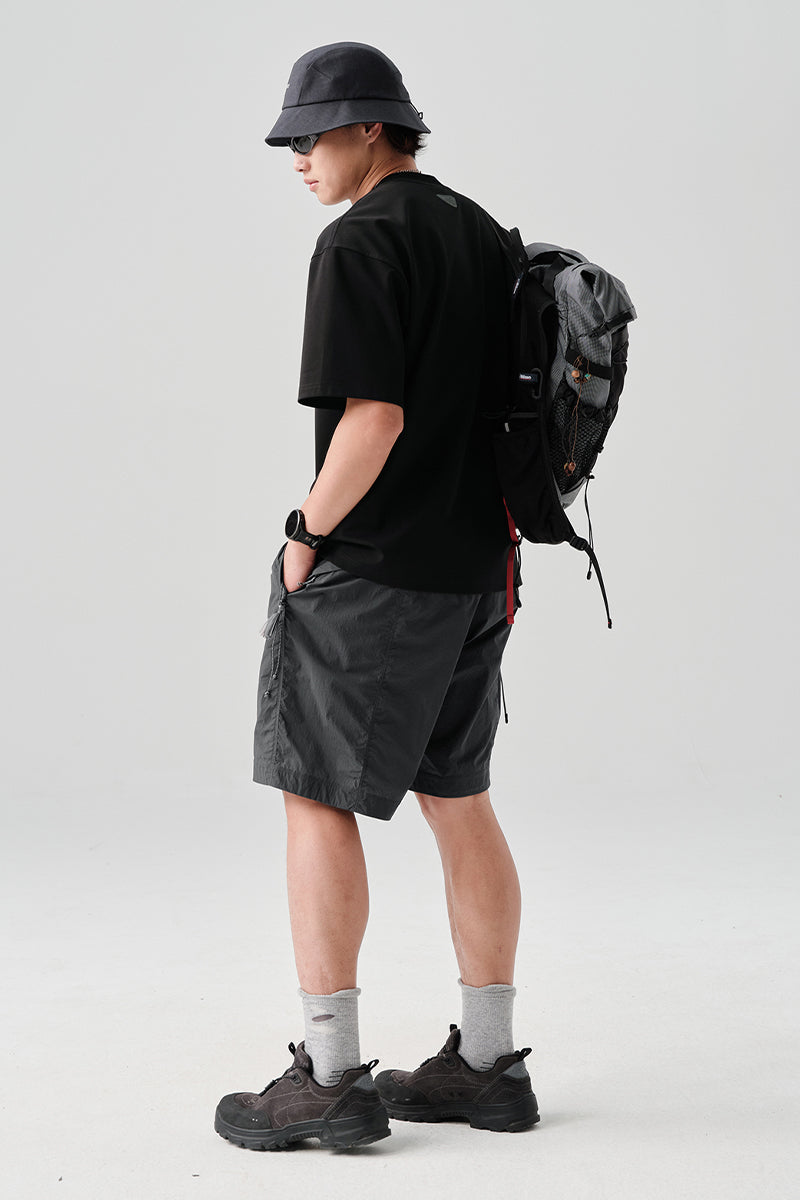 MICROFT軽量撥水ショートパンツNLBLADK002