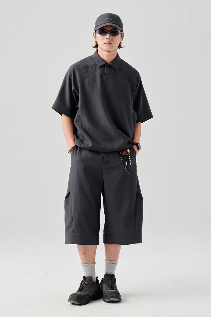 MICROFTオーバーサイズクロップドパンツNLBLADK003