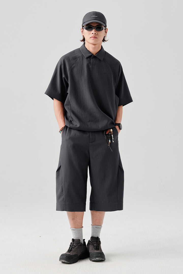 MICROFTオーバーサイズクロップドパンツNLBLADK003