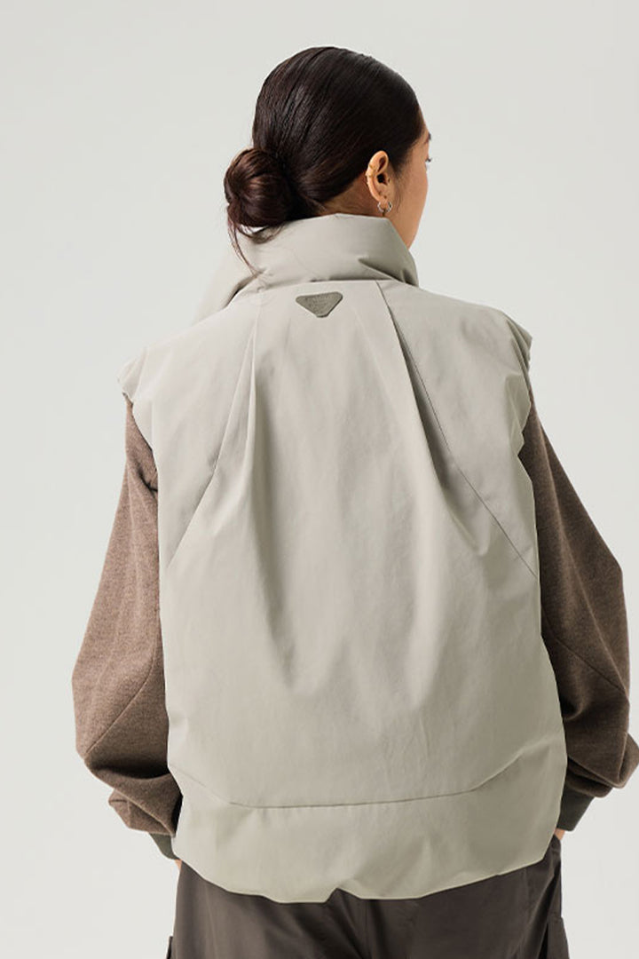 フラップポケット付きダウンベスト25BLMJ007