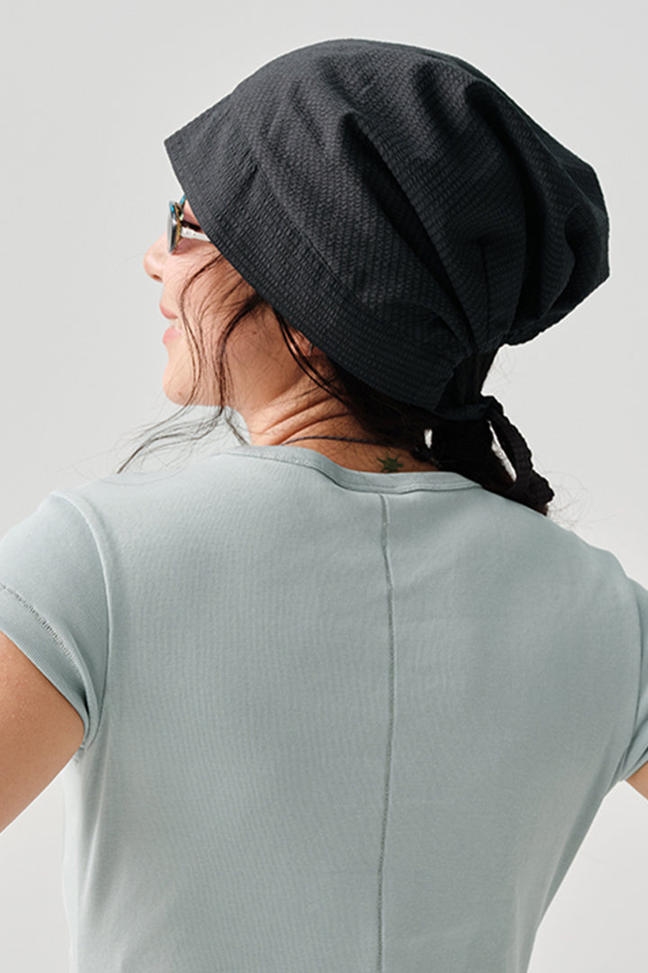 コットン製ドロストリング付き帽子NLBLAPS013