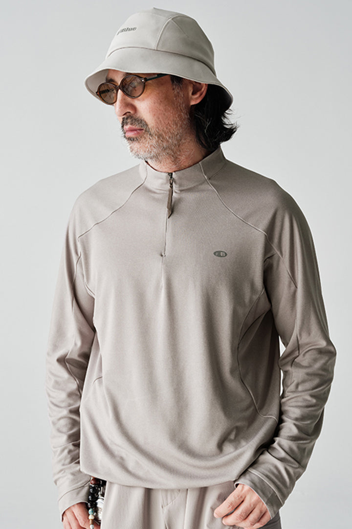 POWERDRYハーフジップ速乾トレーナーNLBLCPL001