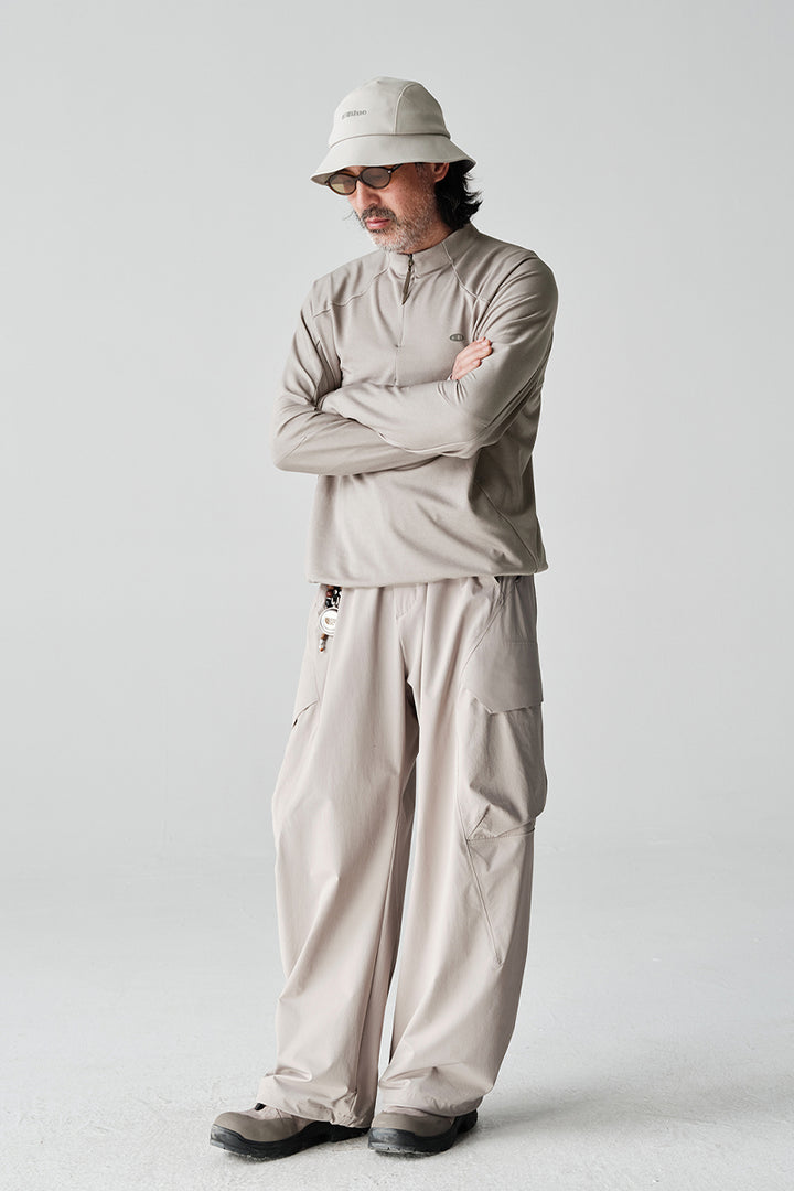 POWERDRYハーフジップ速乾トレーナーNLBLCPL001