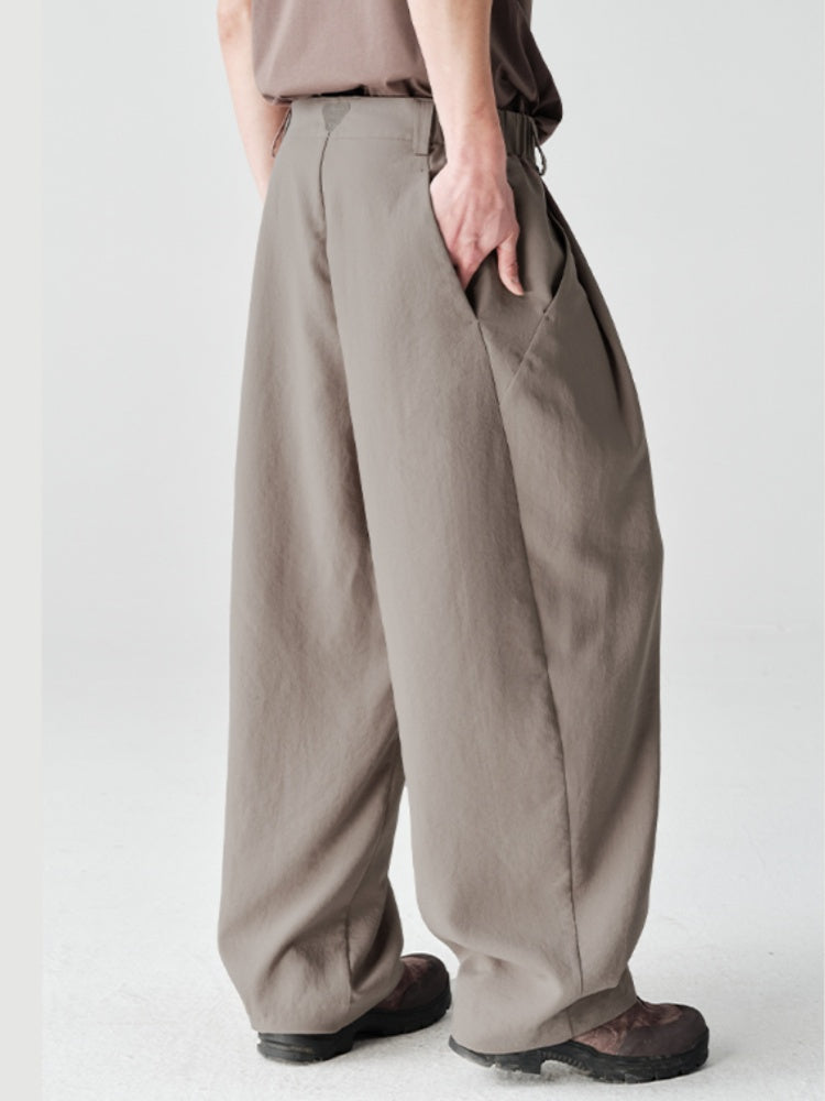 MICROFT撥水ワイドバルーンパンツNLBLACK001