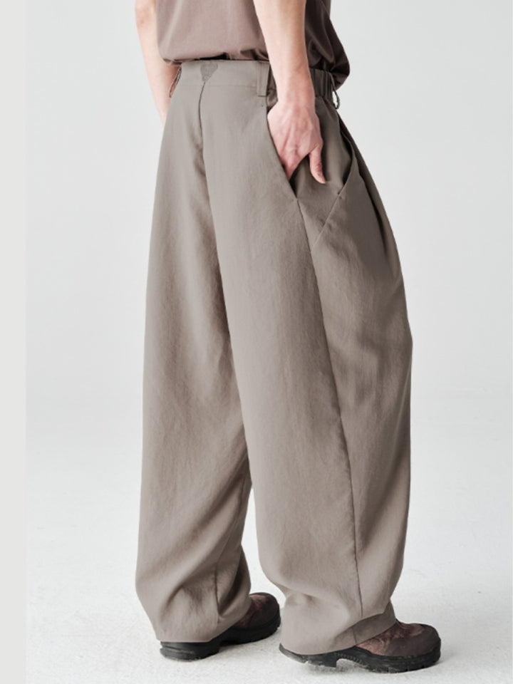 MICROFT撥水ワイドバルーンパンツNLBLACK001