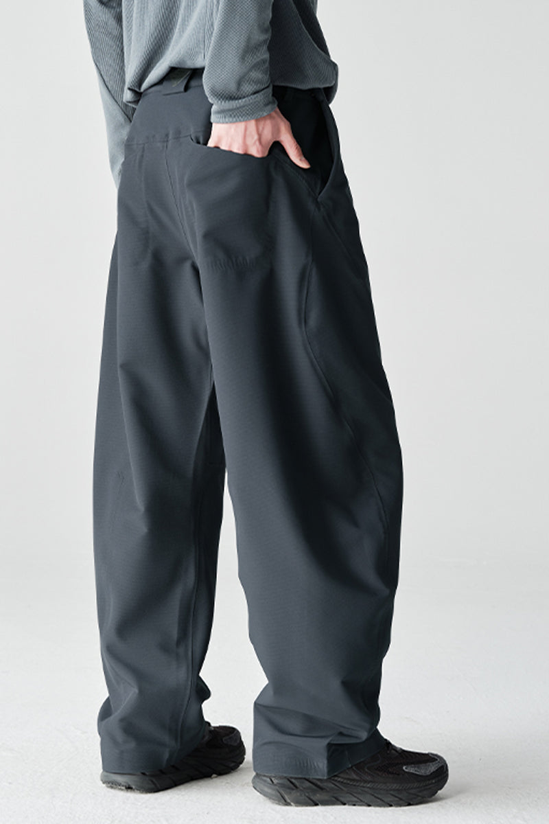 撥水裏起毛ソフトシェルパンツ26BLCK001