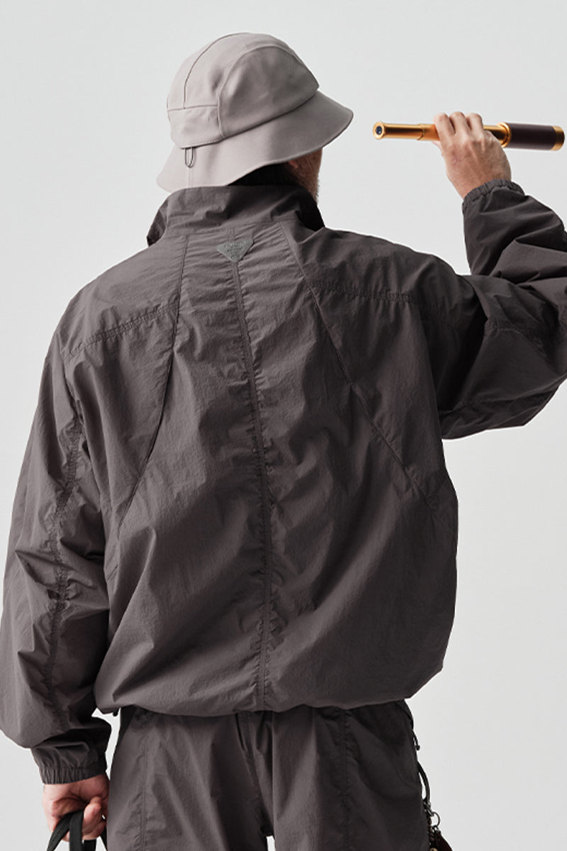 MICROFTスタンドカラー撥水シャツジャケットNLBLBJK003