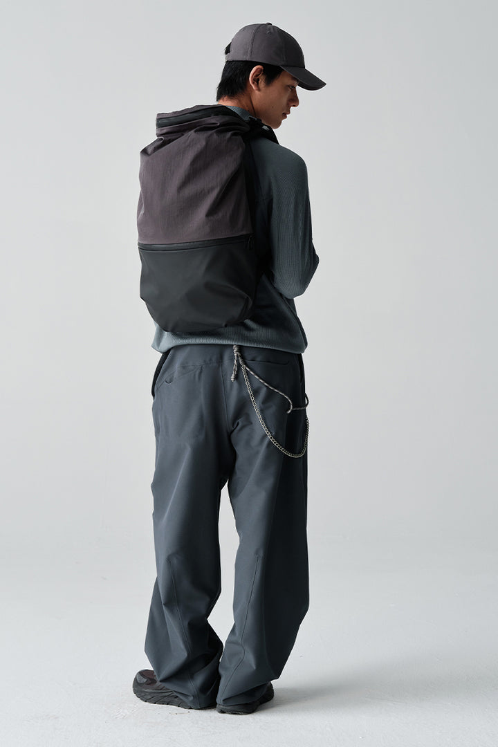 撥水裏起毛ソフトシェルパンツ26BLCK001