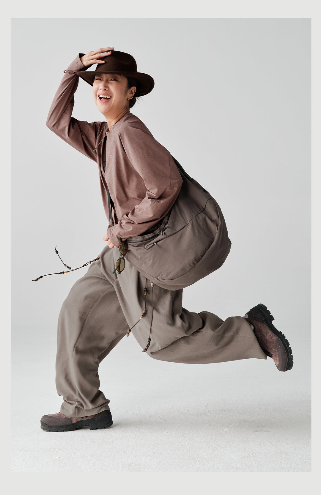 MICROFT撥水ワイドバルーンパンツNLBLACK001