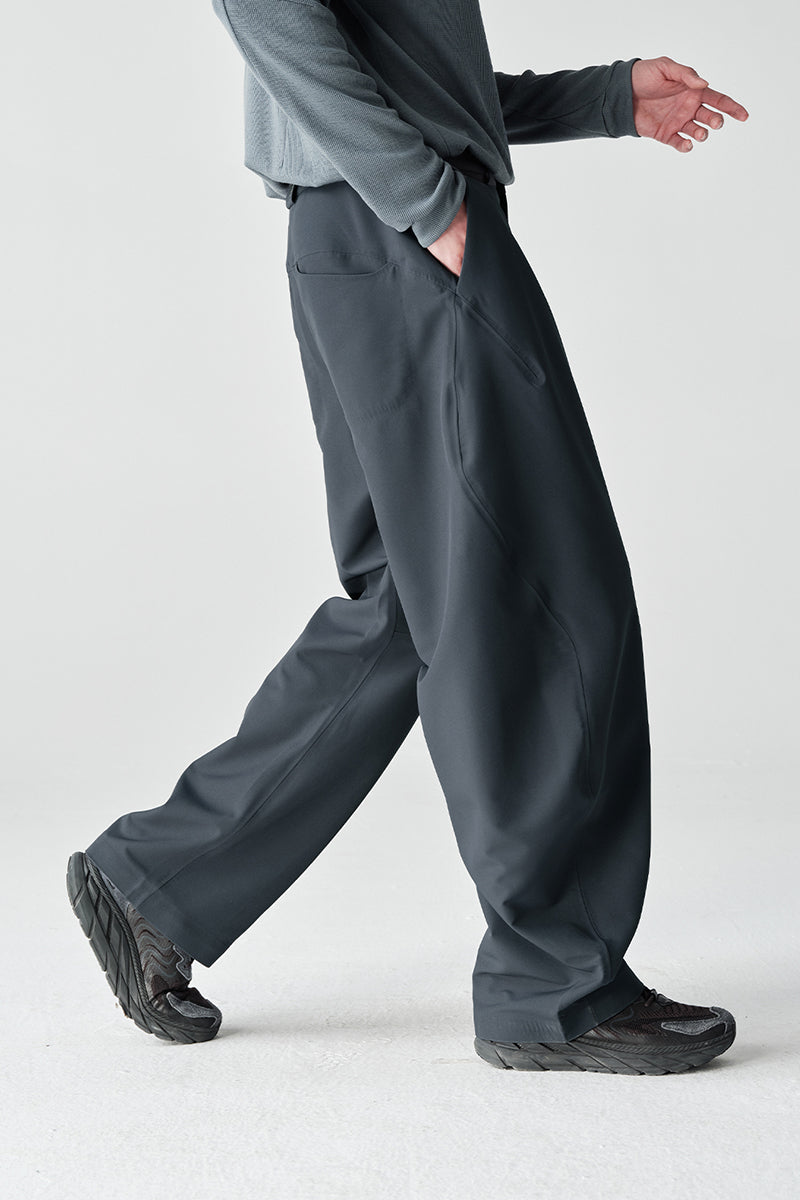 撥水裏起毛ソフトシェルパンツ26BLCK001