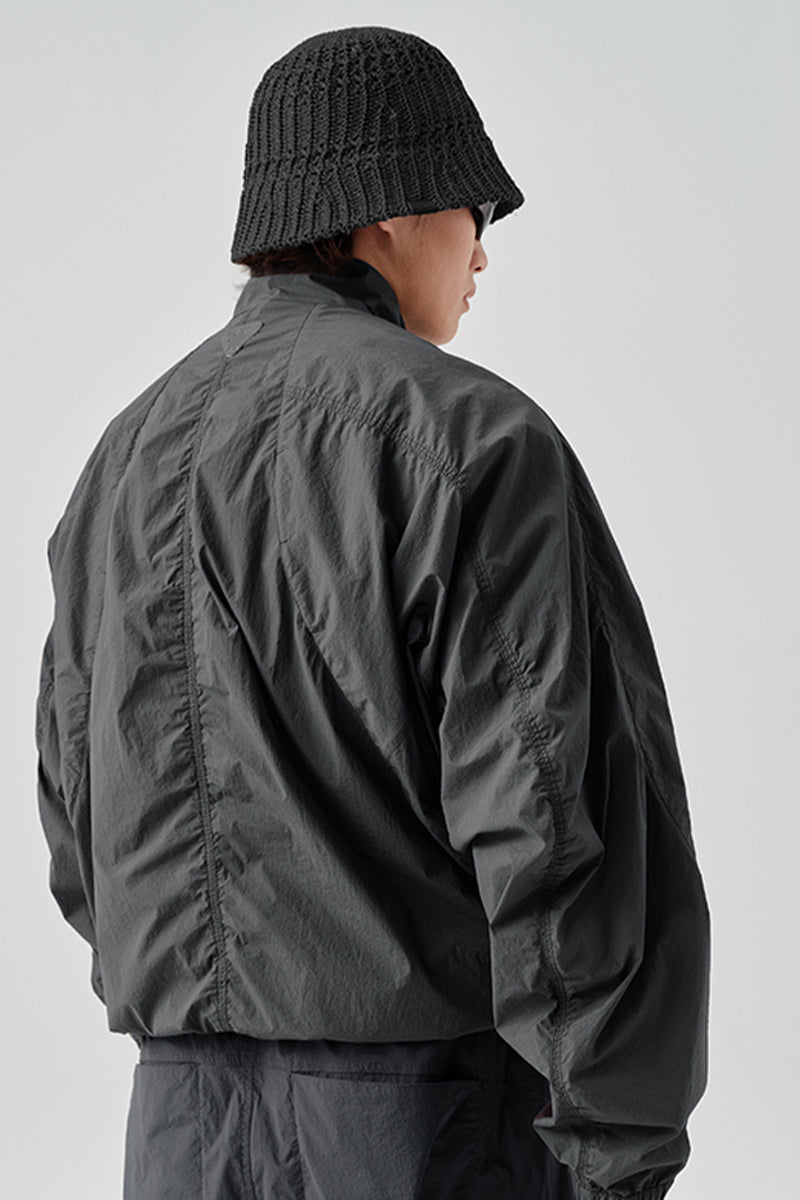 MICROFTスタンドカラー撥水シャツジャケットNLBLBJK003