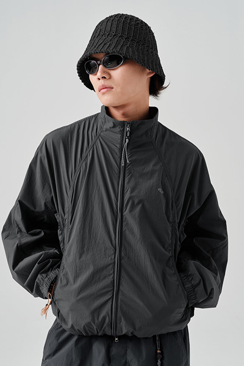 MICROFTスタンドカラー撥水シャツジャケットNLBLBJK003