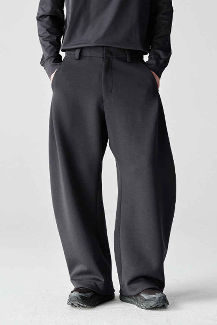 ワイドカーブスウェットパンツNLBLACK002