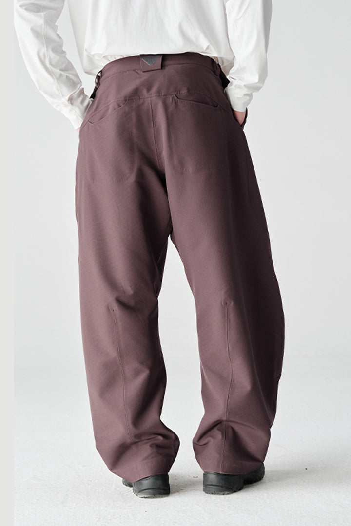 撥水裏起毛ソフトシェルパンツ26BLCK001