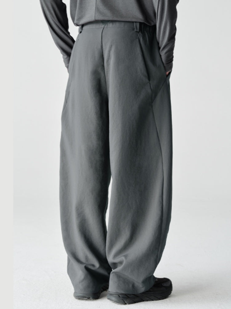 MICROFT撥水ワイドバルーンパンツNLBLACK001