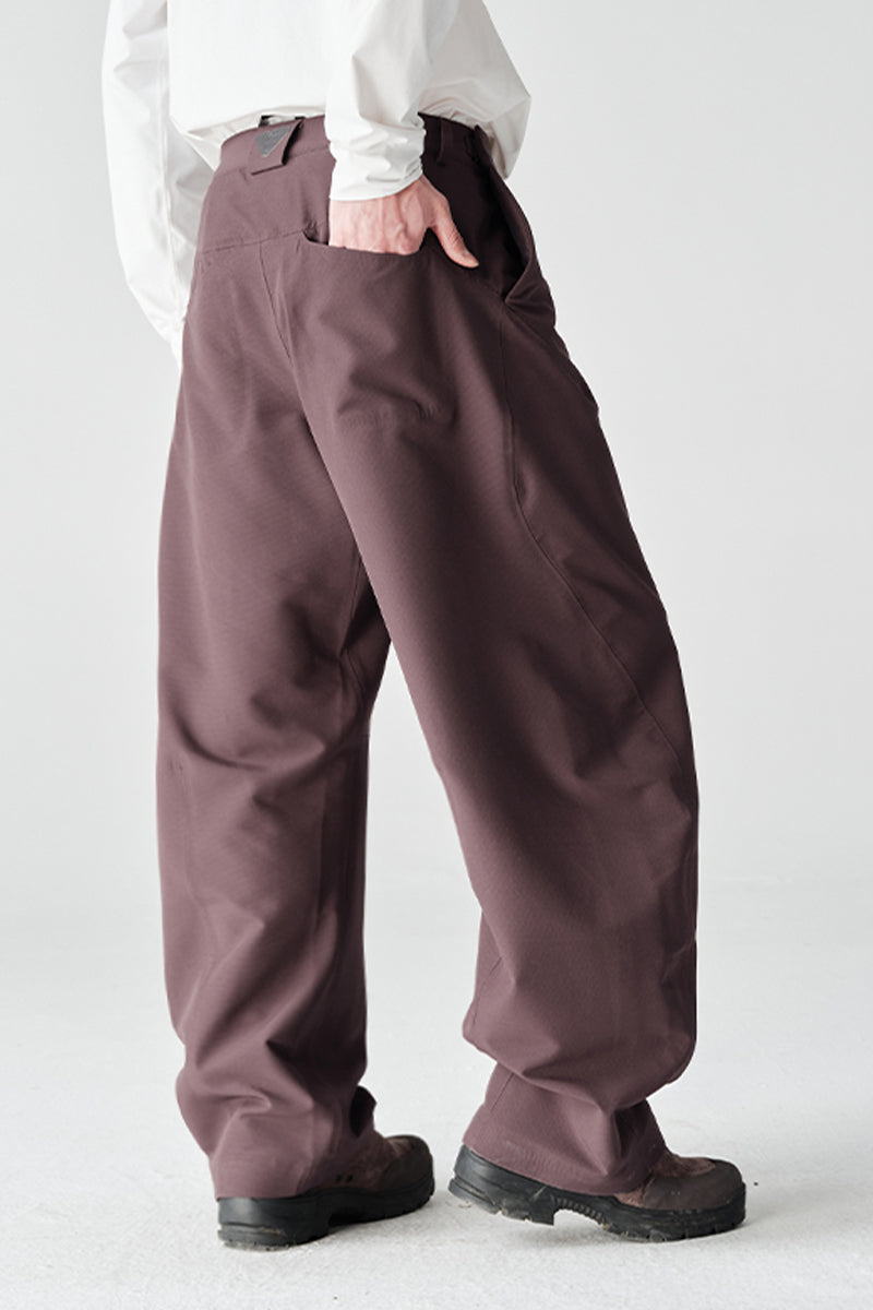 撥水裏起毛ソフトシェルパンツ26BLCK001