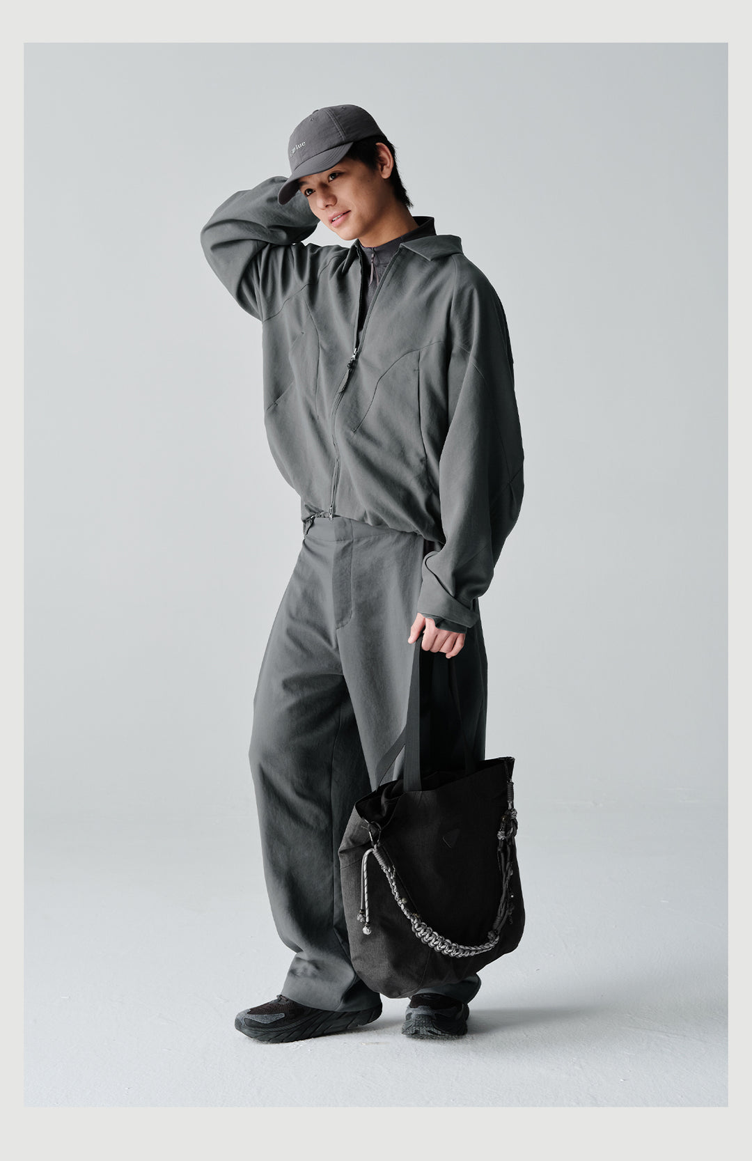 MICROFT撥水ワイドバルーンパンツNLBLACK001