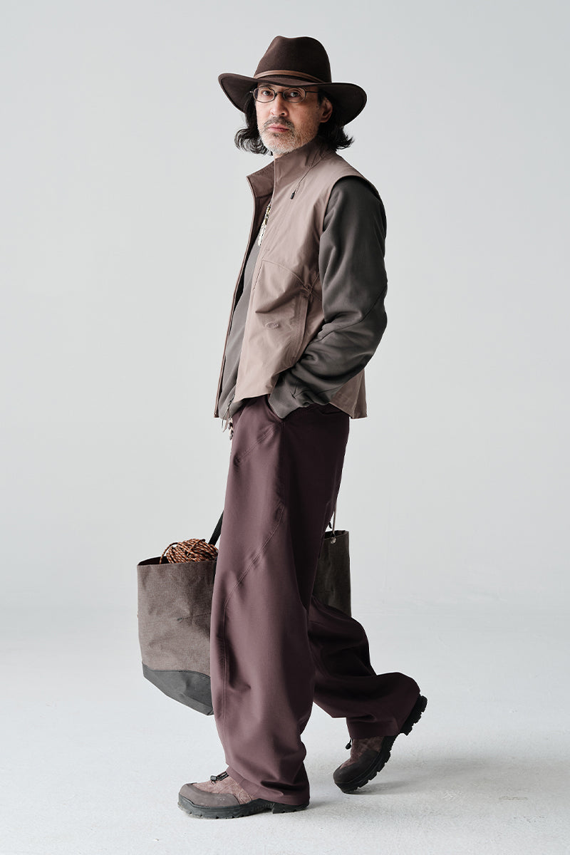 撥水裏起毛ソフトシェルパンツ26BLCK001