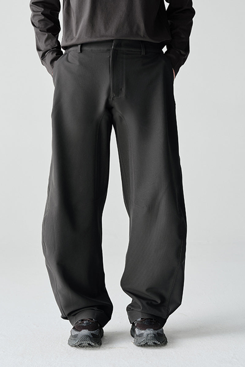 撥水裏起毛ソフトシェルパンツ26BLCK001