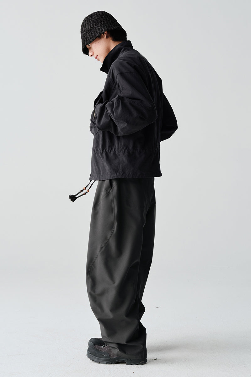 撥水裏起毛ソフトシェルパンツ26BLCK001