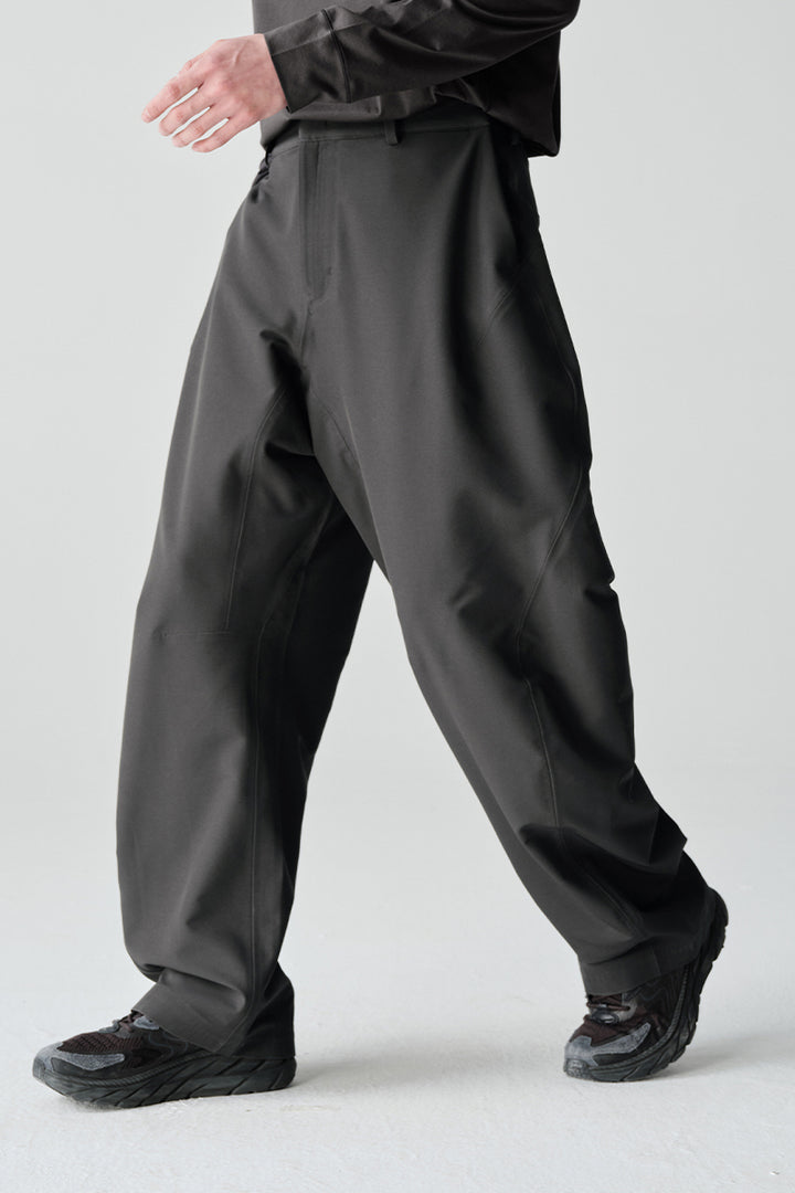 撥水裏起毛ソフトシェルパンツ26BLCK001