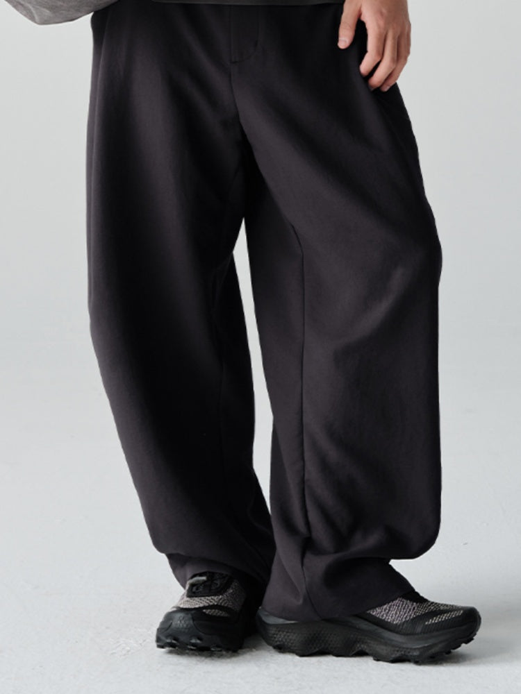 MICROFT撥水ワイドバルーンパンツNLBLACK001