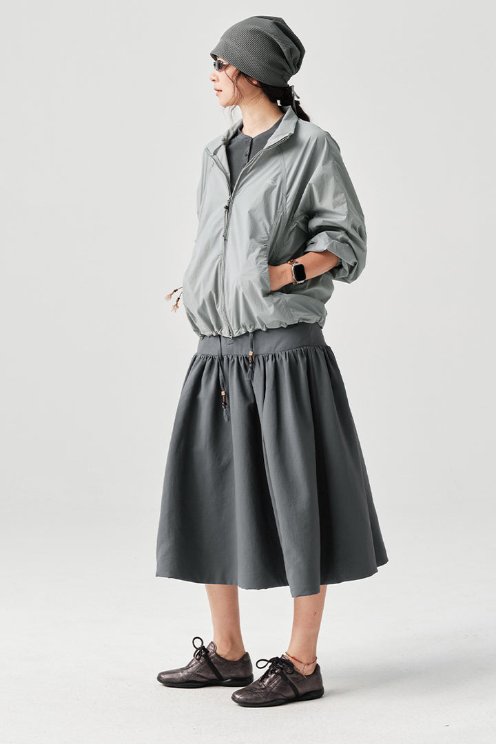 MICROFTスタンドカラー撥水シャツジャケットNLBLBJK003