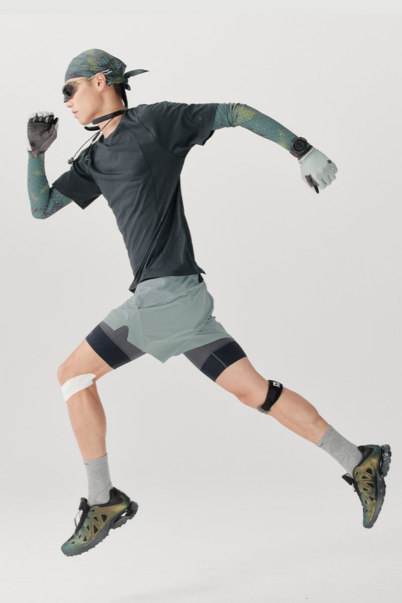 FROGAERO ProトレイルランニングPOLARTEC半袖TシャツNLBLDTX019
