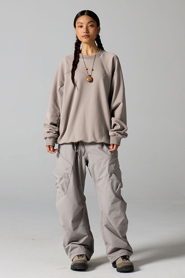 バックプリント動物柄フリースTシャツ25BLWY023