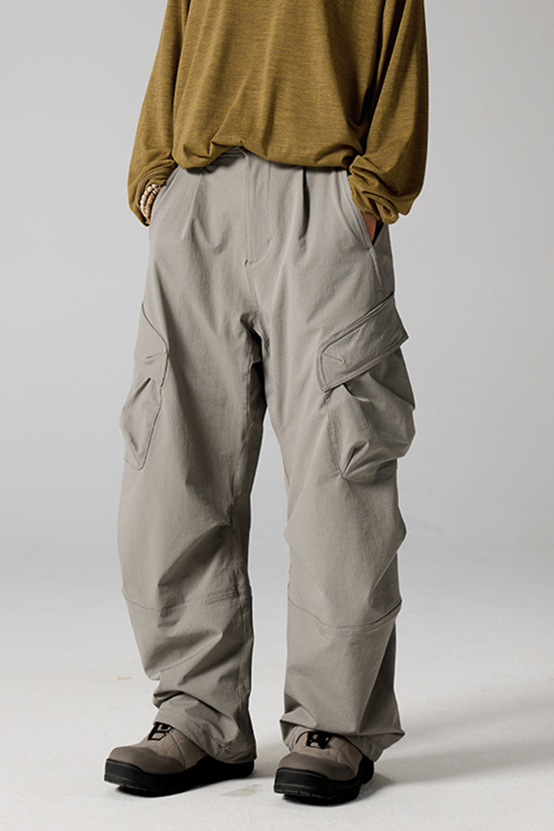 内裏フリースワークパンツウイメンズ25BLCK032