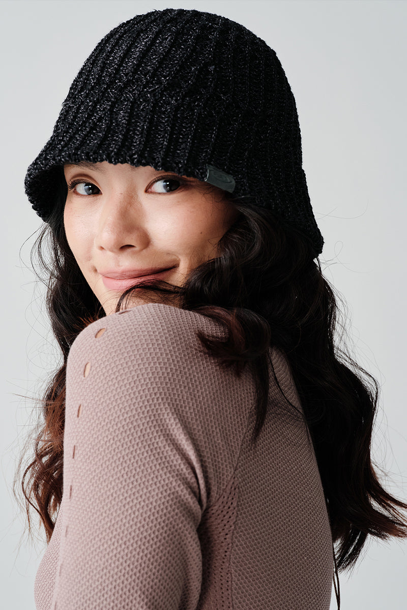 オープンワーク編みバケットハットNLBLAML001