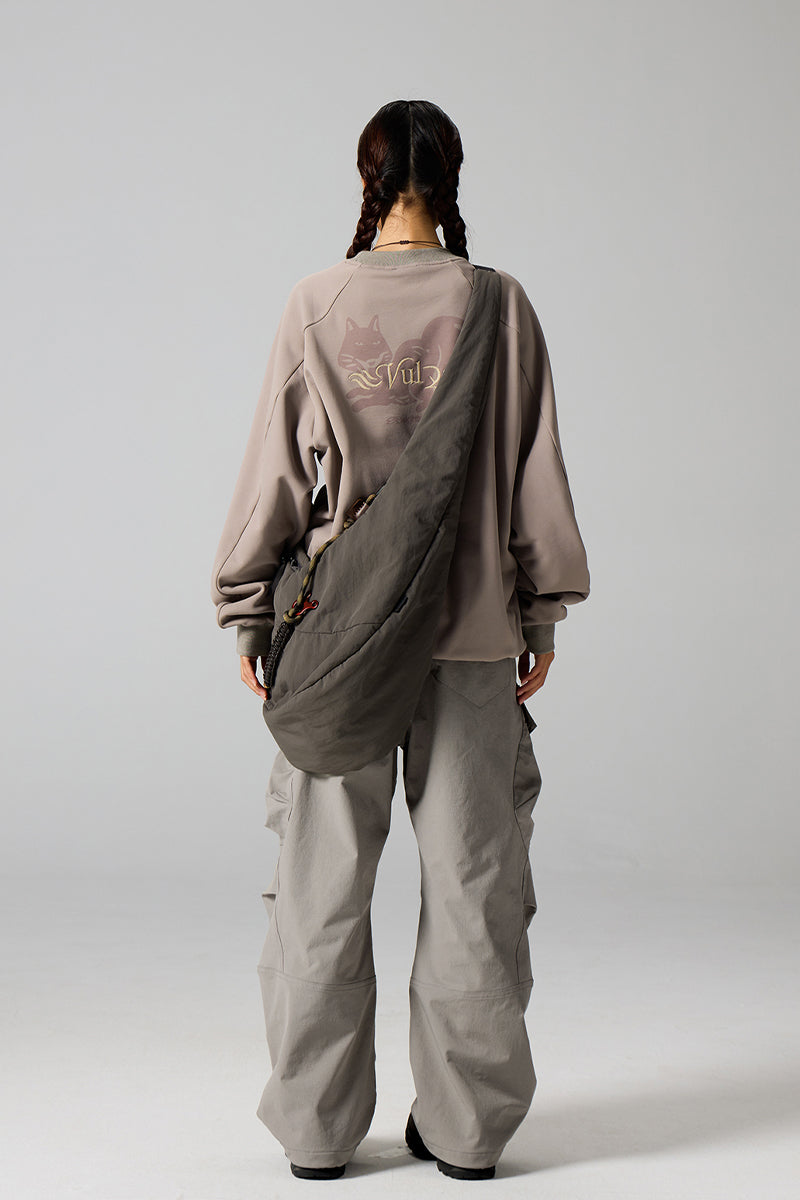 内裏フリースワークパンツウイメンズ25BLCK032