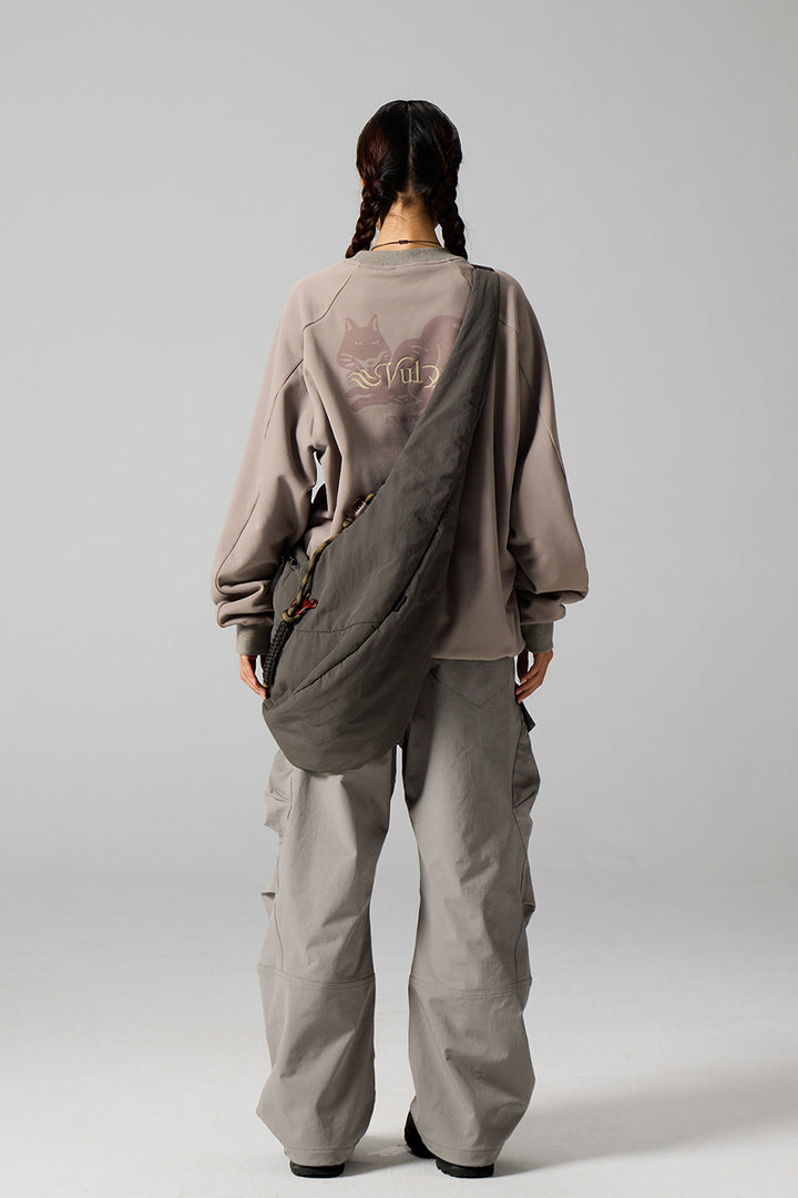 内裏フリースワークパンツウイメンズ25BLCK032