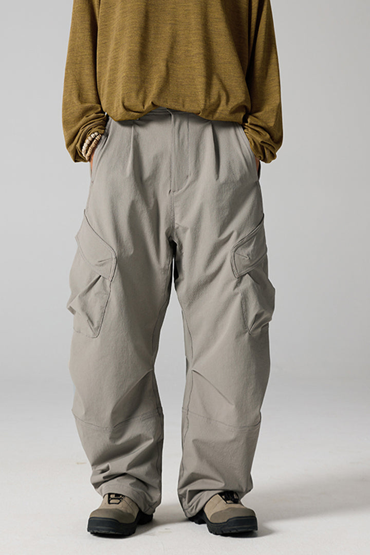 内裏フリースワークパンツウイメンズ25BLCK032