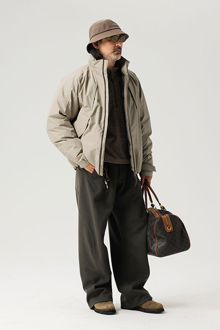 スタンドカラーロングスケールダウンジャケット25BLYR010