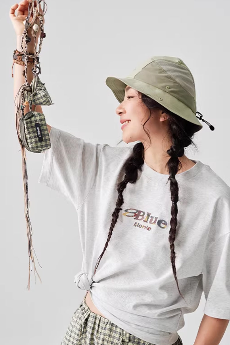 エコ素材チェック柄ミニポーチチャームNLBLAPS004