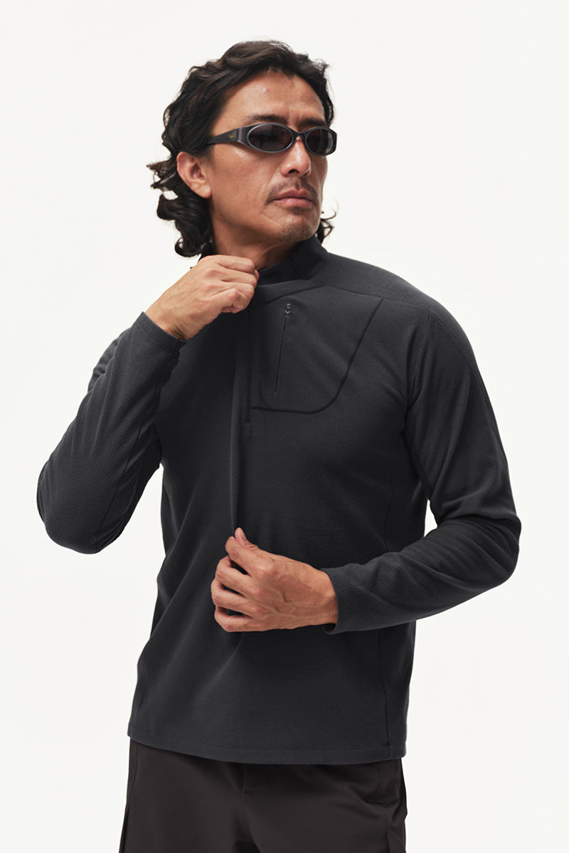 POLARTEC ハーフジップスウェット NLBLAWY010