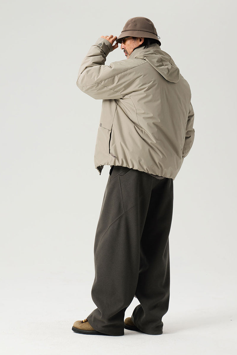 スタンドカラーロングスケールダウンジャケット25BLYR010