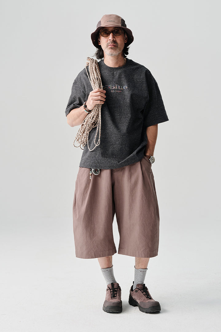 カラフル刺繍ロゴクルーネック半袖TシャツNLBLDTX005