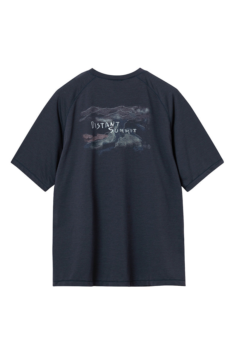 HYDROCOOL風景柄半袖TシャツNLBLDTX025