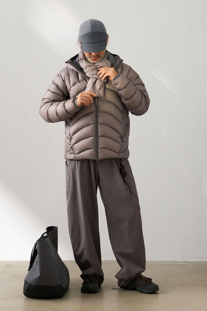 フード付き軽量ダウンジャケット25BLYR005