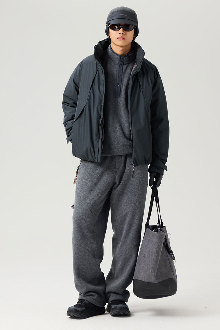 スタンドカラーロングスケールダウンジャケット25BLYR010