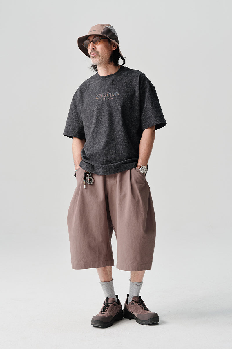 カラフル刺繍ロゴクルーネック半袖TシャツNLBLDTX005