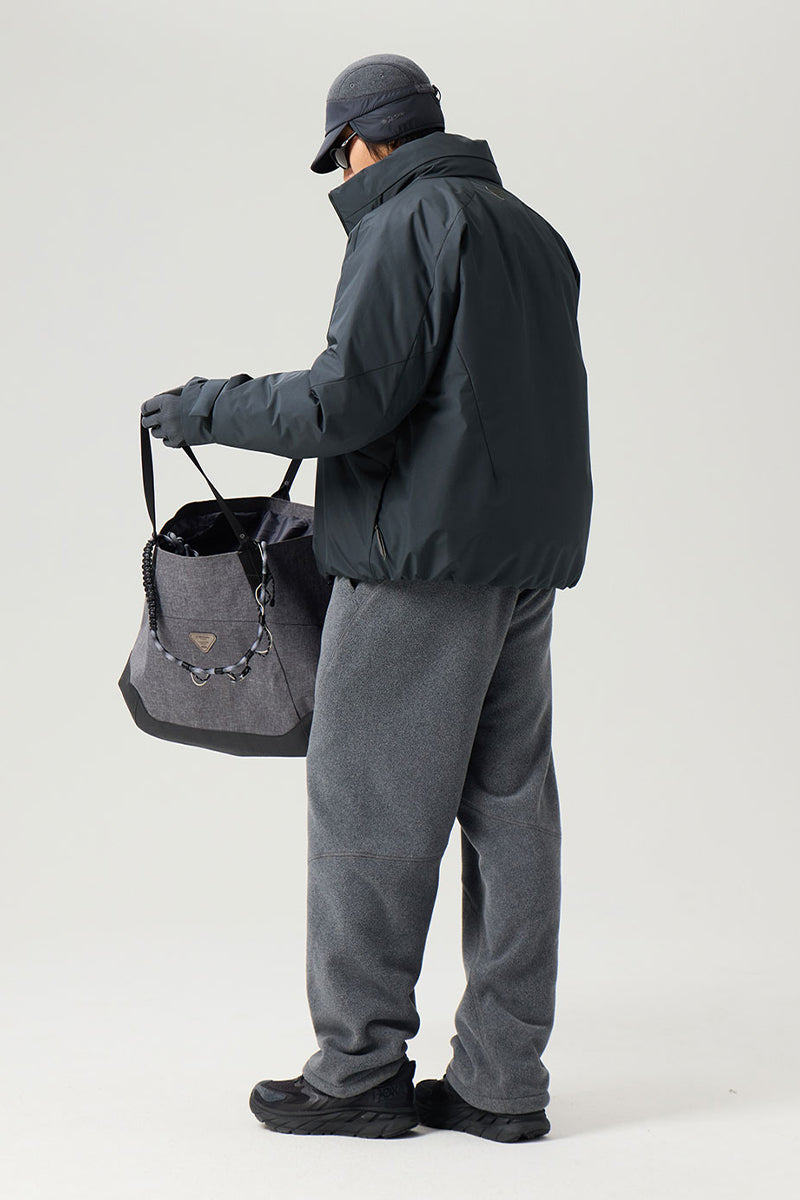 スタンドカラーロングスケールダウンジャケット25BLYR010