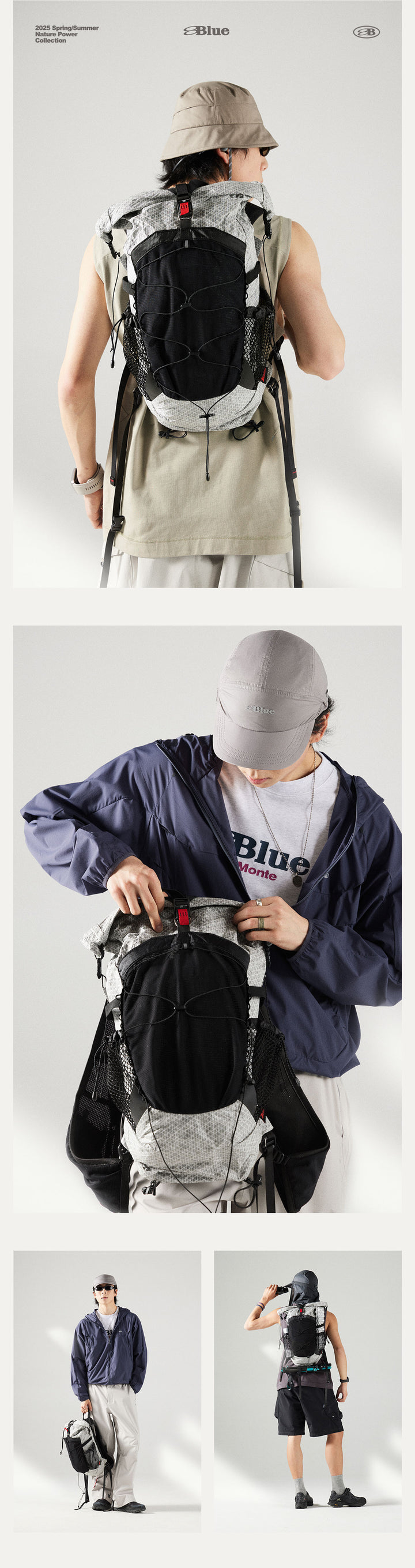 20L 大容量 登山リュック25BLBB003