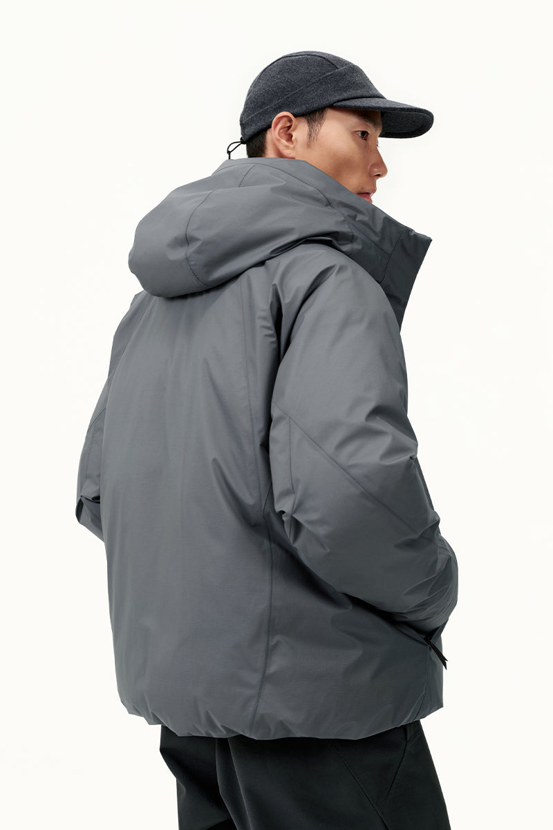 DryerDown 800FP Ultra-Lightweight Hooded Goose Down Jacket