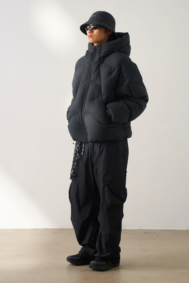 ウールキルティングダウンジャケット25BLYR012