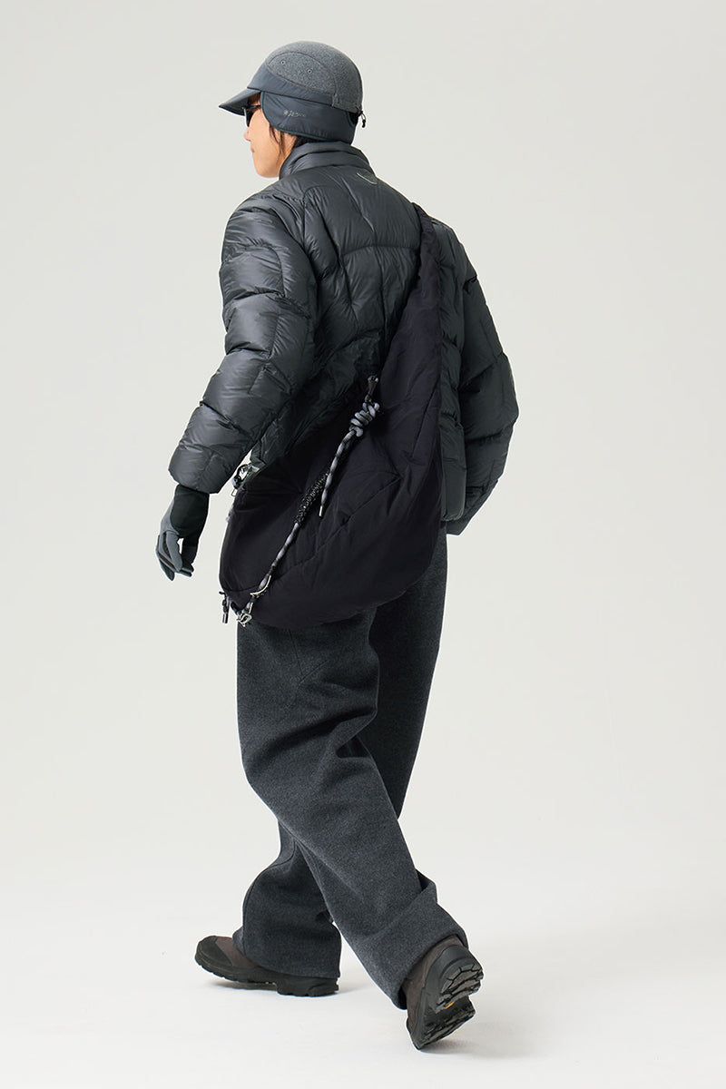 不規則なキルティングダウンジャケット25BLYR011