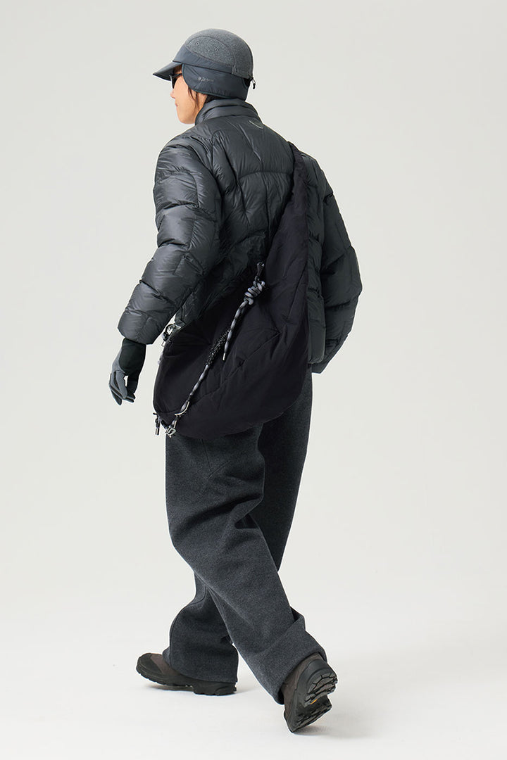 不規則なキルティングダウンジャケット25BLYR011