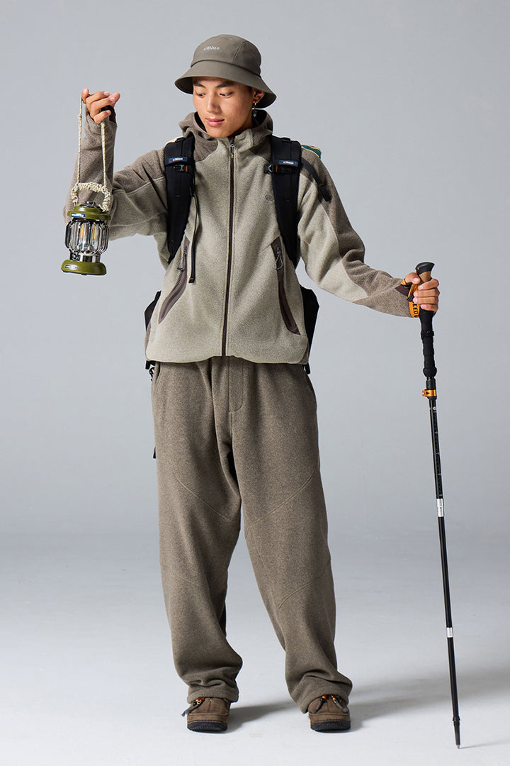 POLARTECフリースカラーブロックデザインジャケット25BLJK029